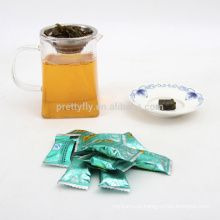 Natural orgânico slimming blocos de chá verde, chá de alta qualidade da saúde